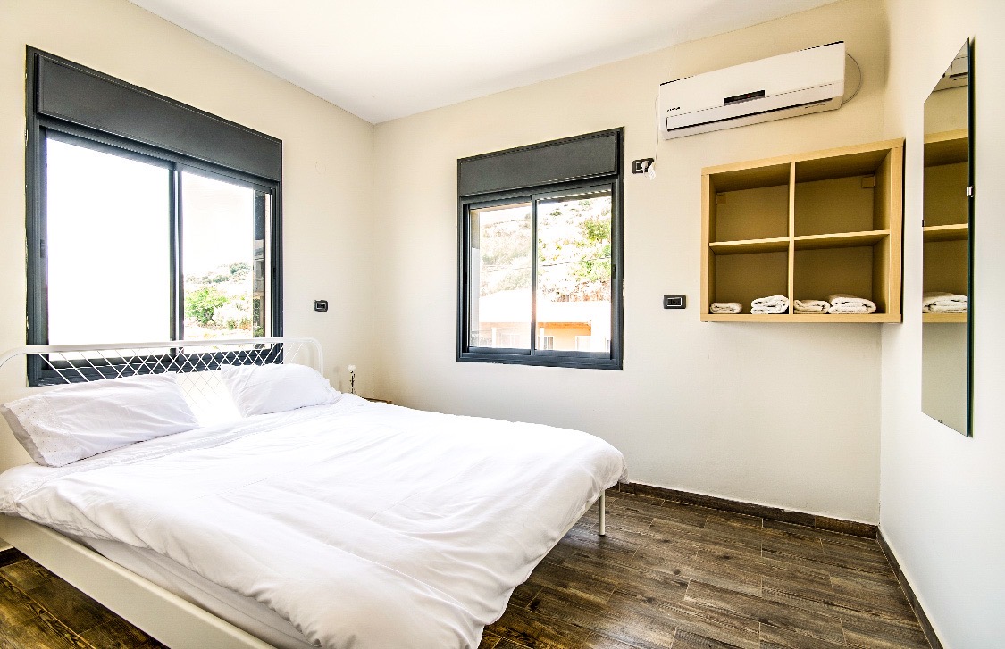 Four serene rooms, restorative sleep