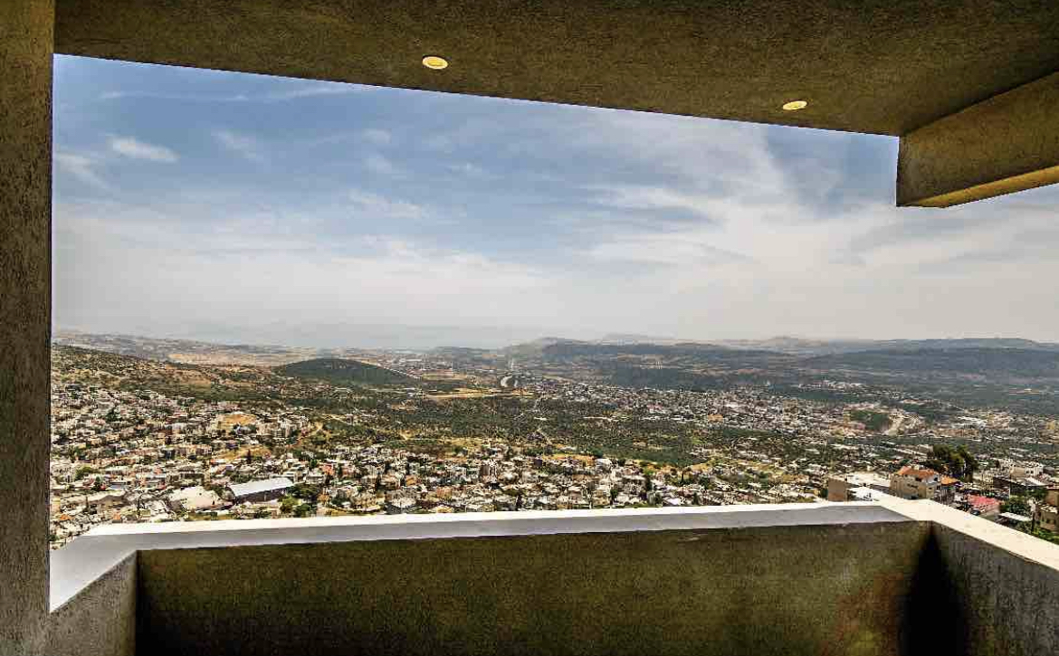 A balcony that holds the whole valley