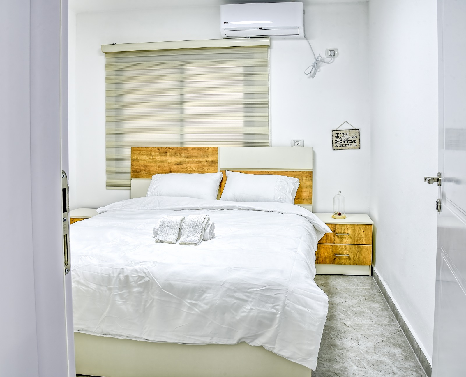 Two refined bedrooms, hotel-grade sleep